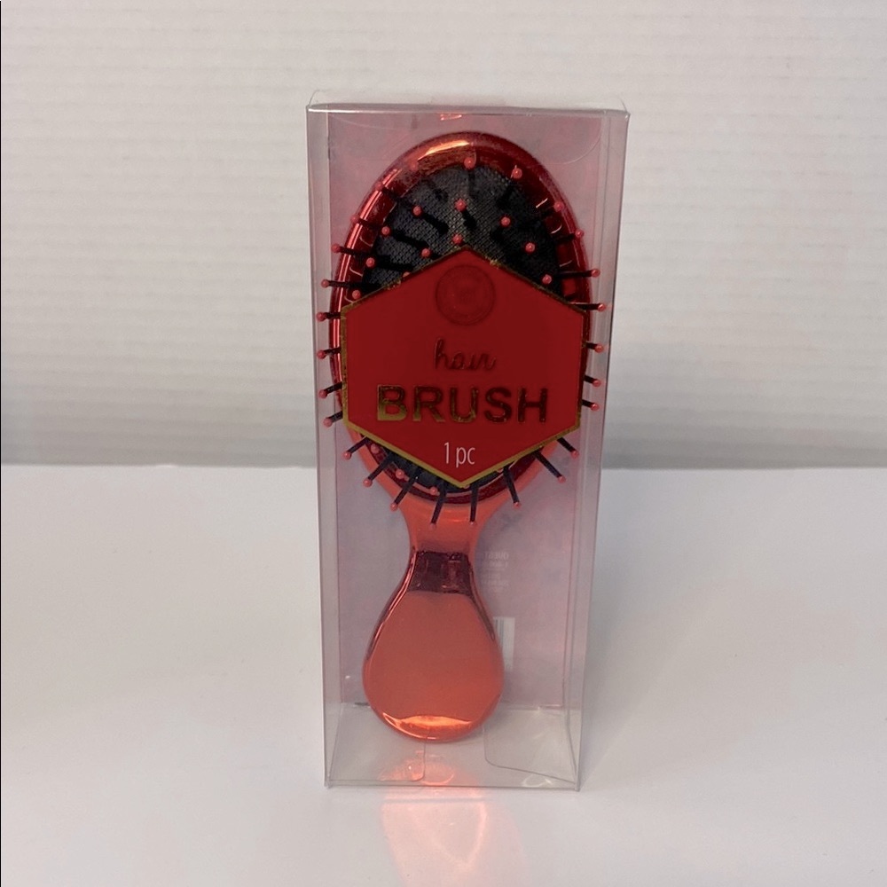 3/$15 Kids’ Mini Hairbrush – Red & Black (4.5 Inches)